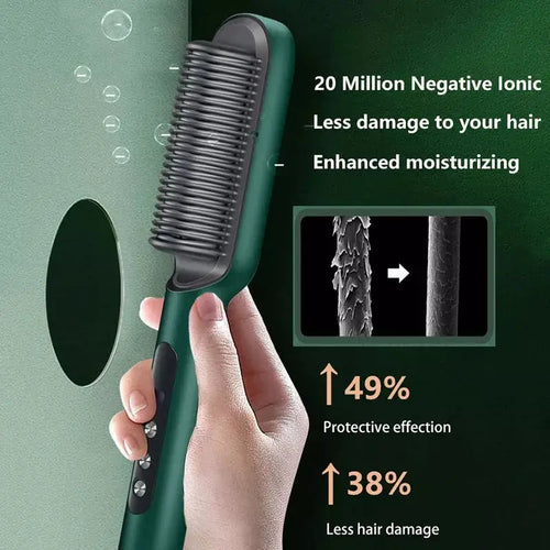 High quality 2 in 1 Hair Straightener Brush