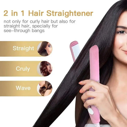 Mini Hair Straightener with curable Mode ABS plastic